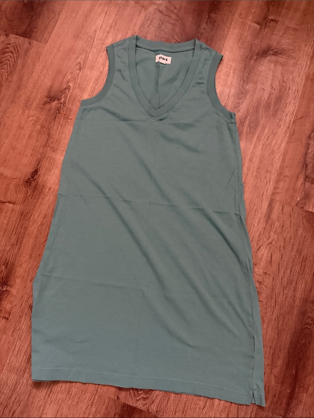 Pact Sleeveless V-Neck Knit Dress